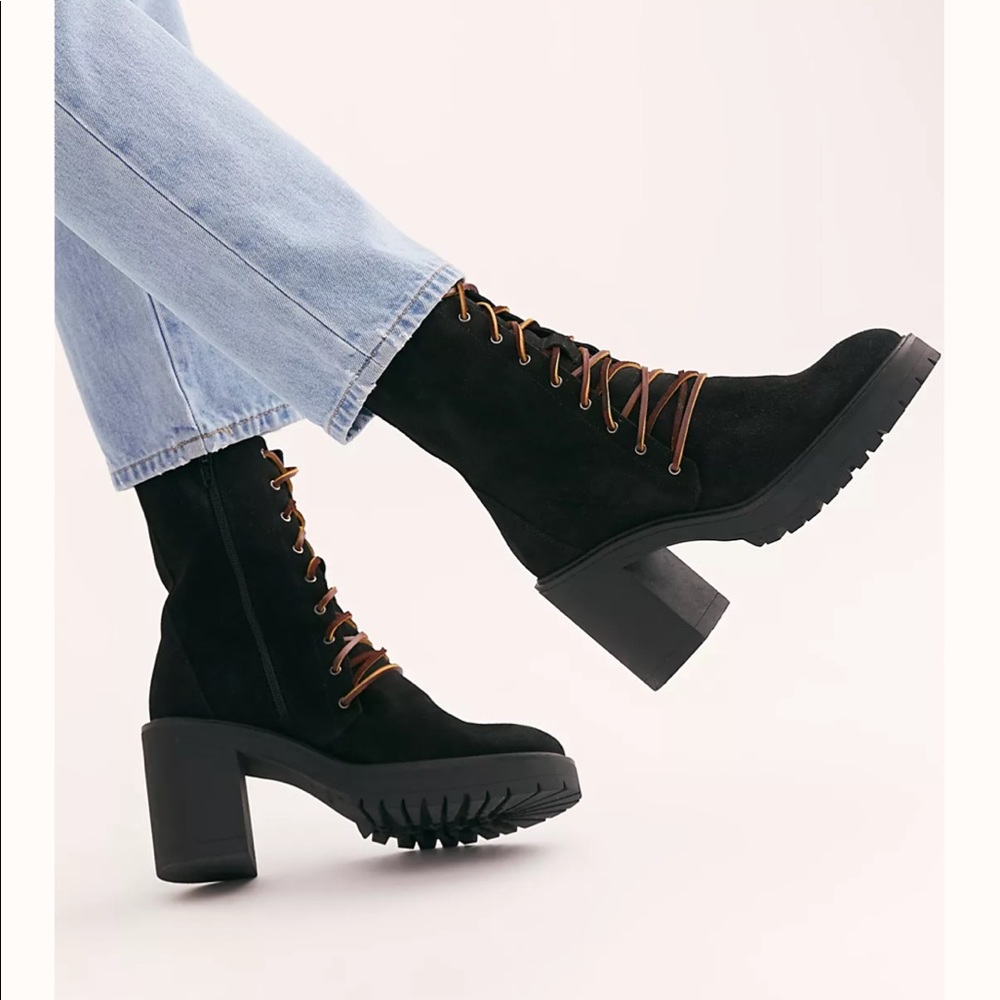 Free People Dylan Lace Up Boots